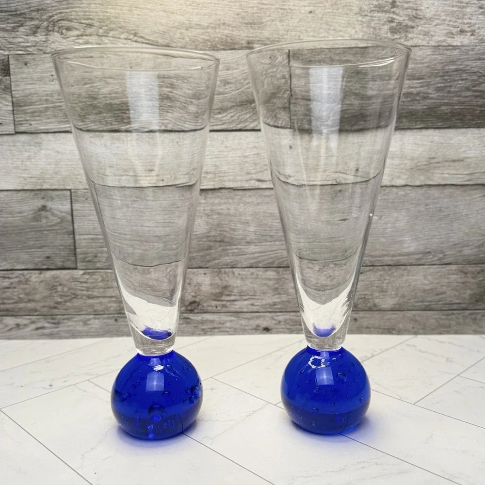 Hand Blown Glass Votives 8.5